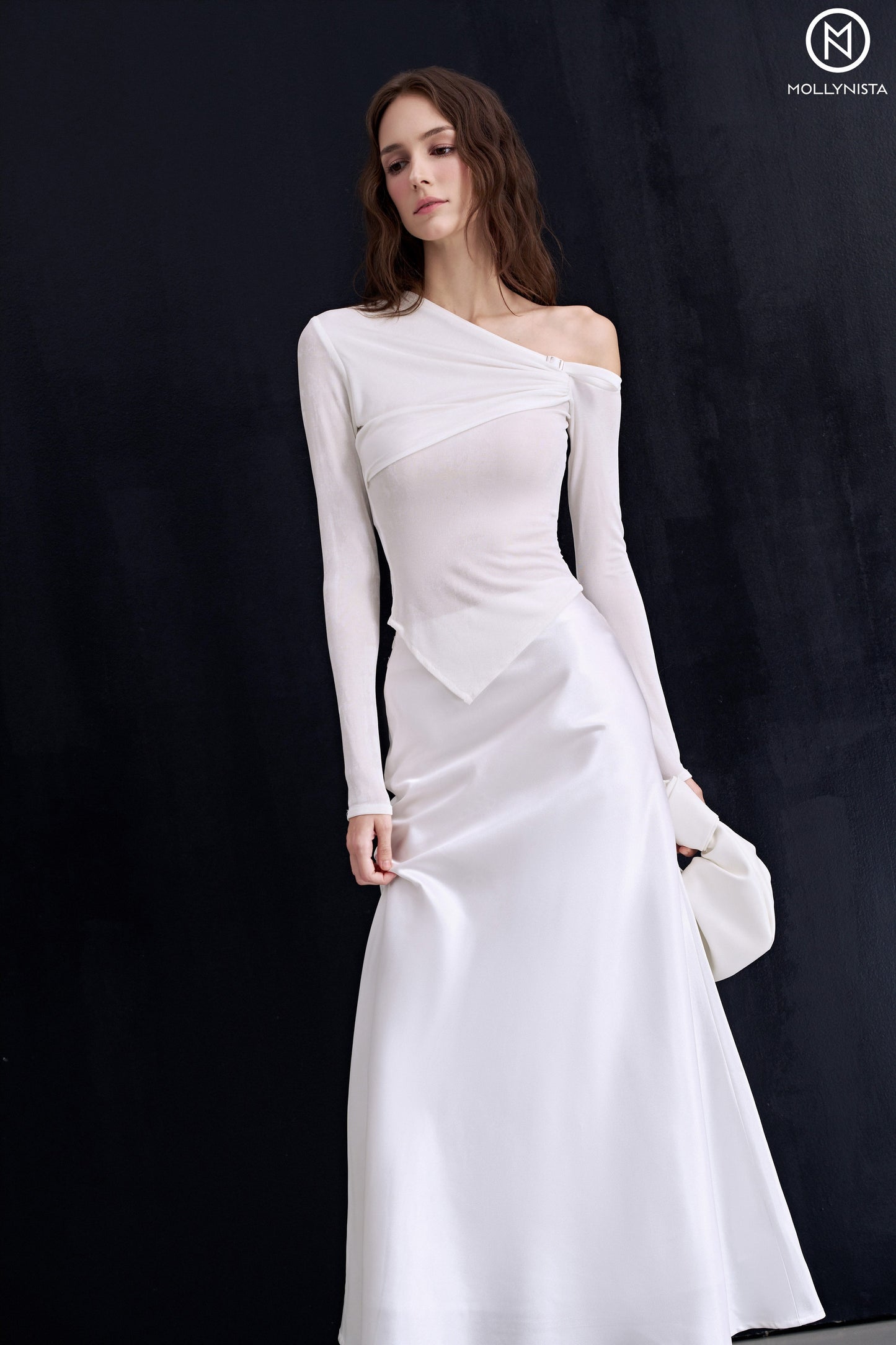 Sleek One-Shoulder Top