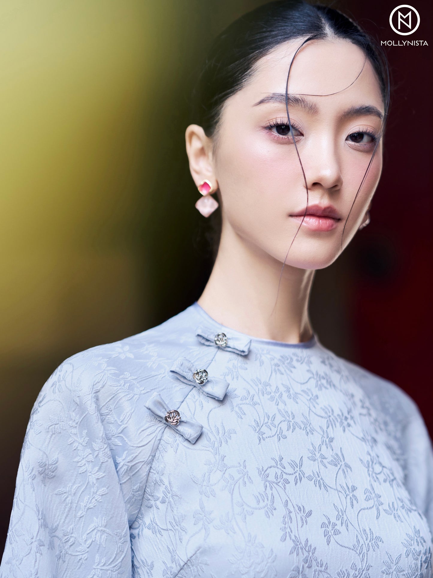 AO DAI TET 2025 MOLLYNISTA (FREE PANTS)