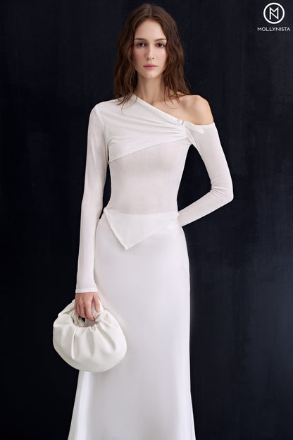 Sleek One-Shoulder Top