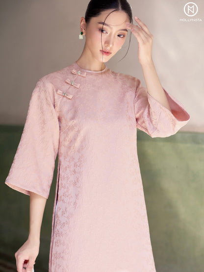 AO DAI TET 2025 MOLLYNISTA (FREE PANTS)