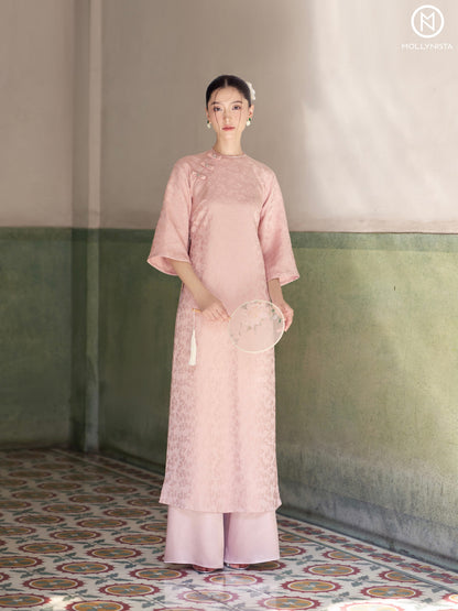 AO DAI TET 2025 MOLLYNISTA (FREE PANTS)