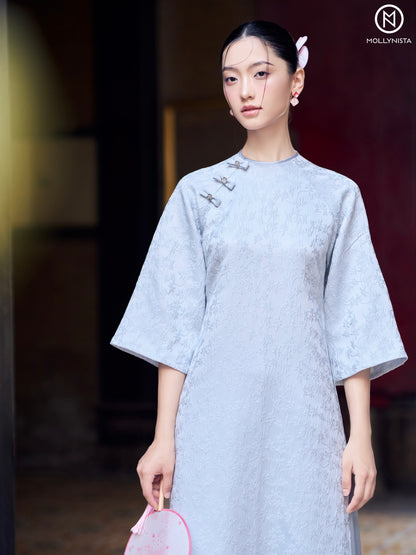 AO DAI TET 2025 MOLLYNISTA (FREE PANTS)