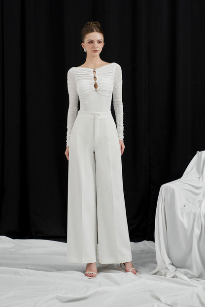 Signature wide leg pants